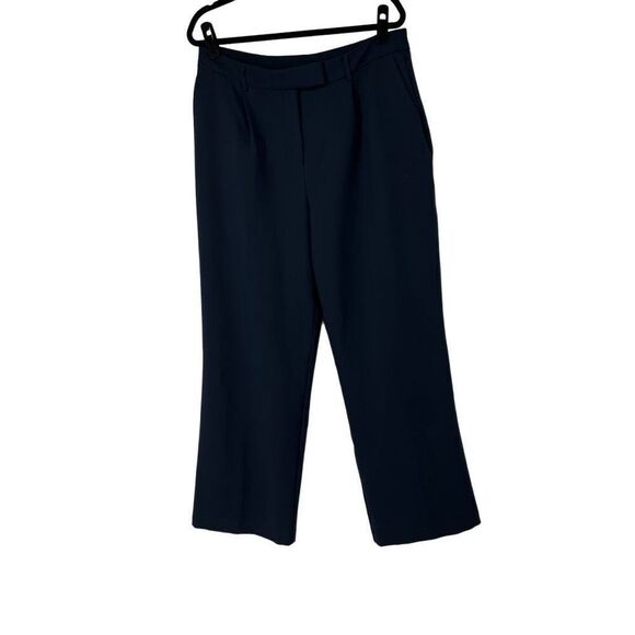 Joie Lavelle Navy Blue Wide Career Dress Pants Sz 12 Women’s - Picture 1 of 10